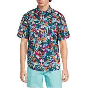 Tommy Bahama Tortola Shirt Medium Men's Tortola‎ Fuego Bay Shirt In Coastline